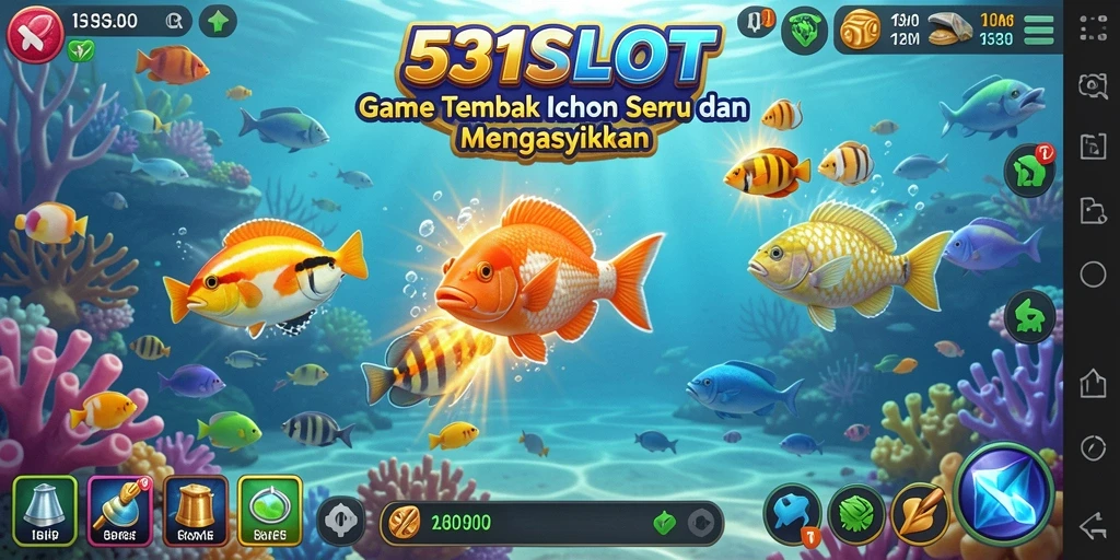 Gameplay seru Tembak Ikan di 531SLOT dengan grafis menawan.