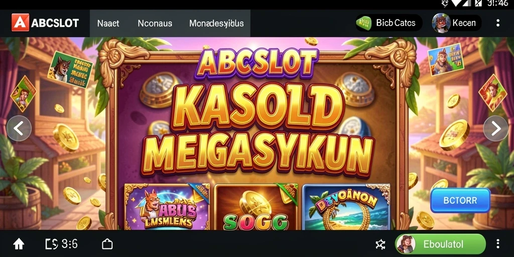 Tampilan menarik dari gameplay ABCSLOT yang seru dan menghibur.