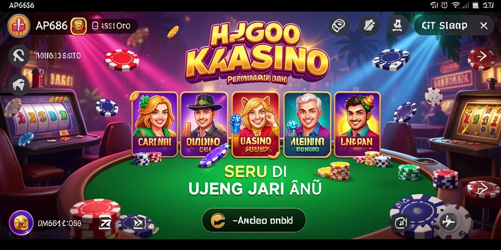 Tampilan menarik dari gameplay Kasino yang menegangkan.