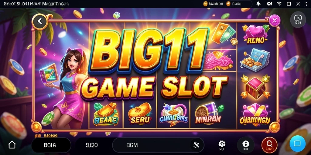 Gameplay menarik dalam aplikasi slot BIG11 yang seru.