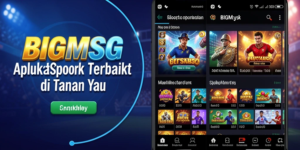 Screenshot gameplay BIGMSG menampilkan taruhan langsung yang mengasyikkan.