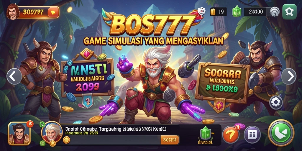 Screenshot BOS777 menampilkan momen gameplay yang seru dan interaktif.
