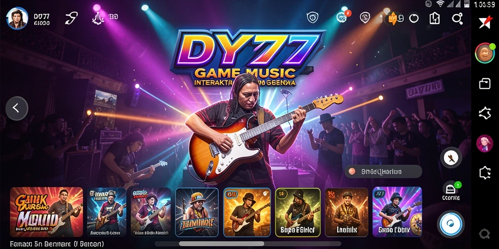 Tampilan gameplay DY777 yang penuh warna dan interaktif.