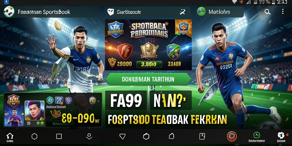 Tampilan gameplay menarik dari aplikasi Sportsbook FA99.