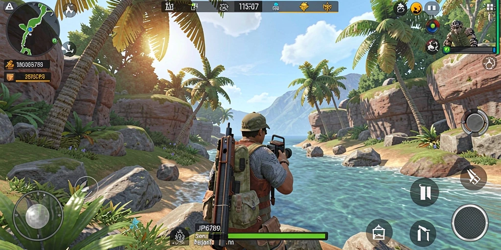 Gameplay JP6789 yang seru dengan aksi pertempuran yang mendebarkan.