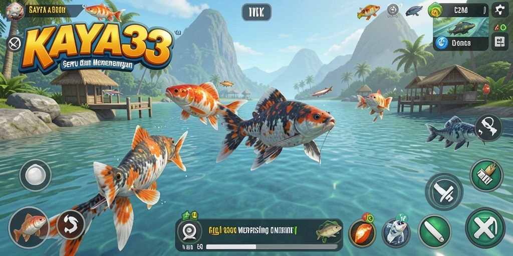 Tampilan screenshot KAYA33 yang menampilkan aksi memancing yang seru.
