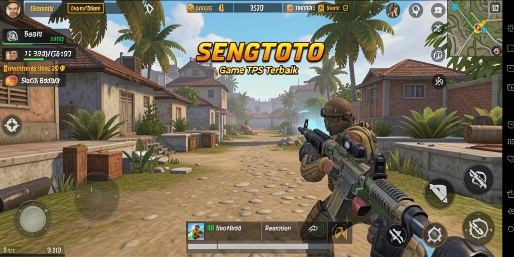 Tampilan menarik dari gameplay bertempur di SENGTOTO.