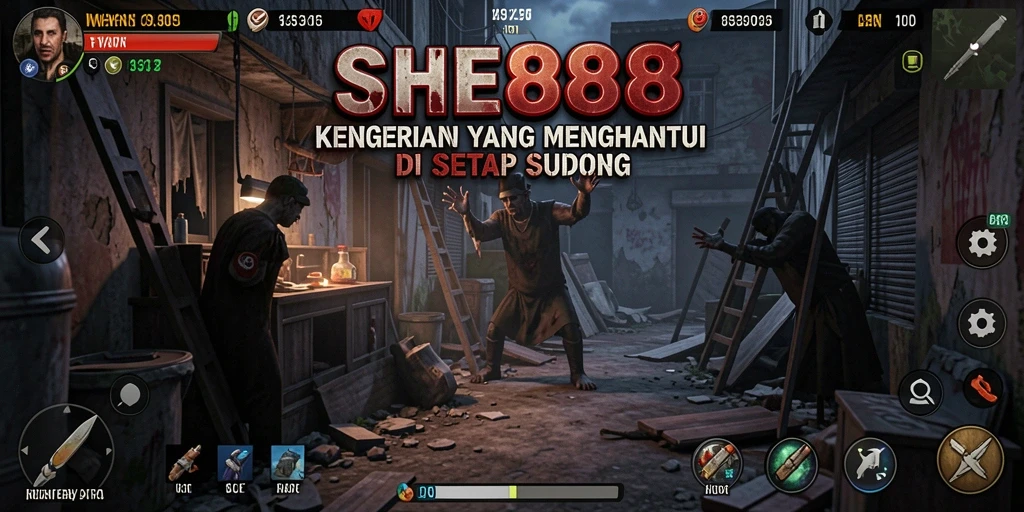 Tampilan gameplay menegangkan dari SHE888 yang siap menghantui Anda.