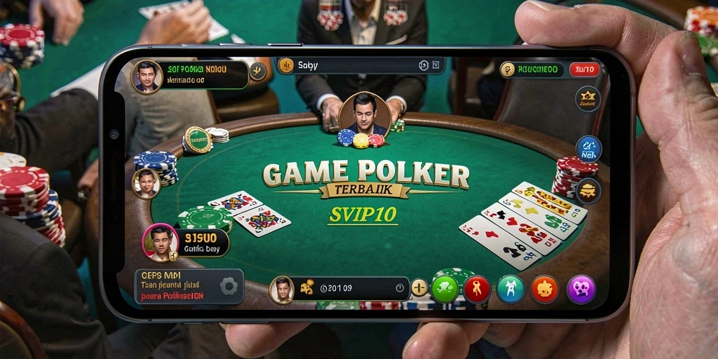 Tampilan screenshot SVIP10 menunjukkan pemain yang sedang asyik bermain poker.