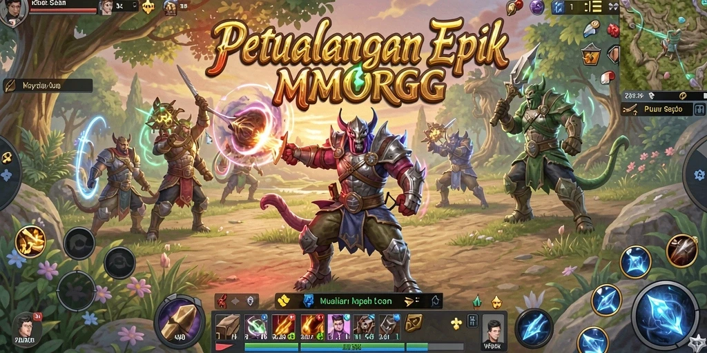 Gameplay V98 yang mengasyikkan dengan aksi petualangan yang mendebarkan.