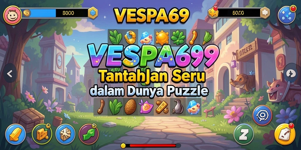 Tampilan gameplay VESPA69 yang menantang dan menarik.