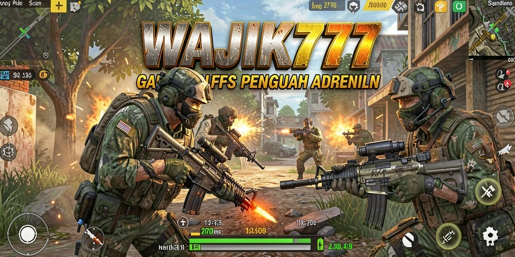 Tangkapan layar gameplay WAJIK777 menunjukkan aksi mendebarkan dan intens.