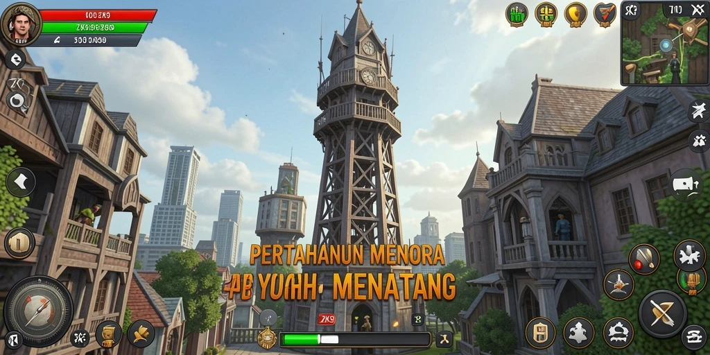 Tampilan menunjukkan gameplay seru dari ZK9 di kategori Tower Defense.